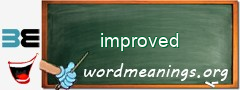 WordMeaning blackboard for improved